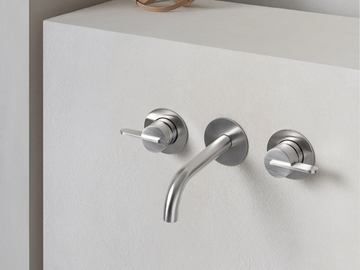 SWING 5920310 - 3 hole wall-mounted washbasin mixer by QD Magistro Lab - view 3